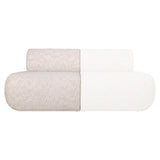 Eetkamer bank Sorrobon trendy cream open end left straight