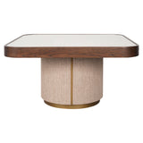 Salontafel Willox brown  including glass (Set of 2)