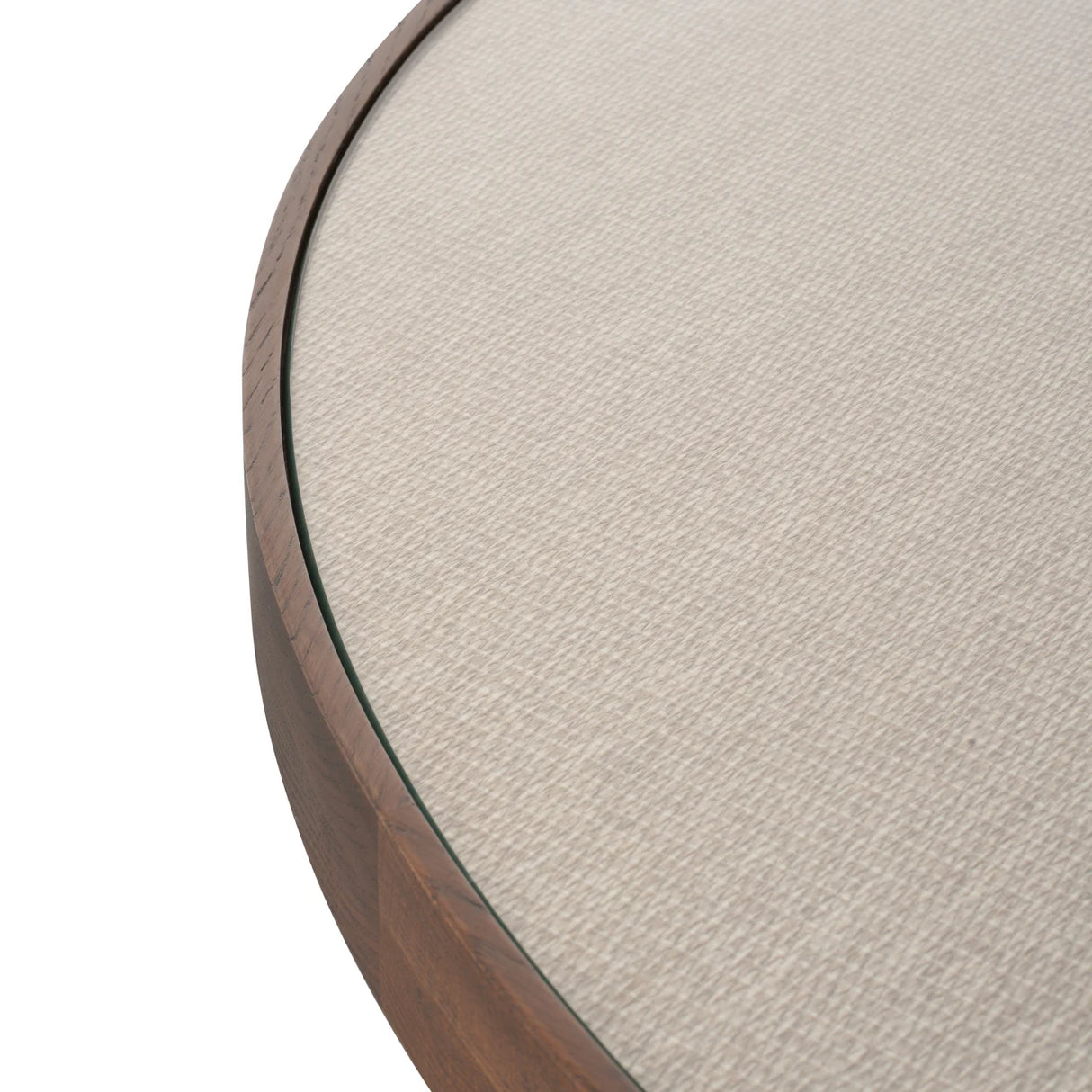 Eettafel Willox brown 130Ø including glass