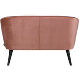Sara Bankje Fluweel Oud Roze van WOOOD – Luxe comfort op maat van PureWonen. Vraag naar de beste prijs.