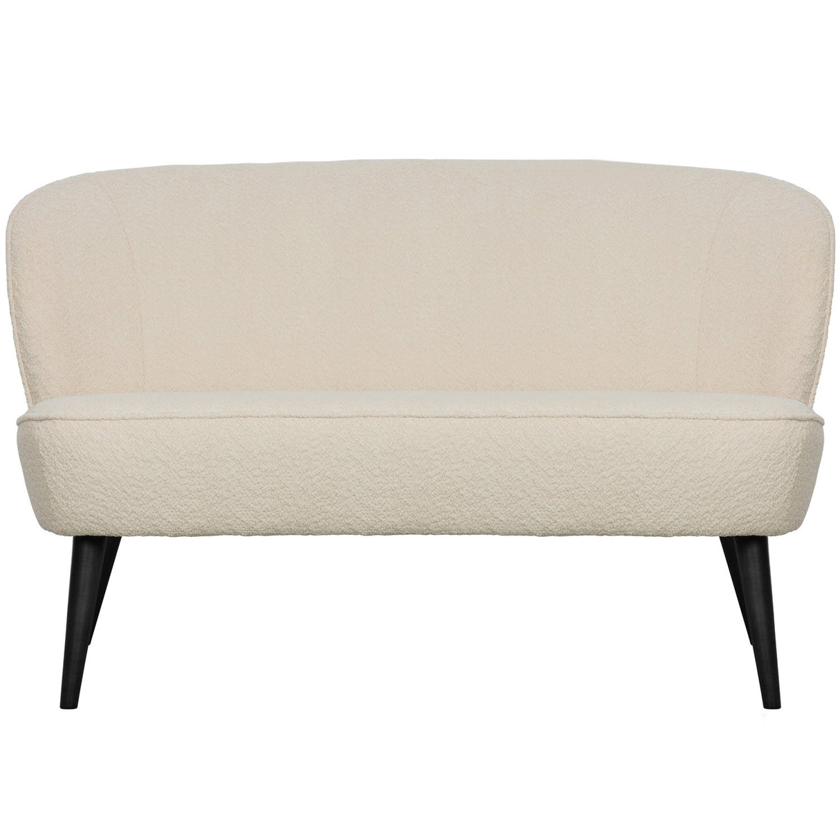 Sara Bankje Boucle Creme van WOOOD – Luxe comfort op maat van PureWonen. Vraag naar de beste prijs.