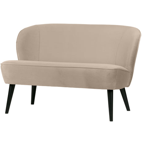 Sara Bankje Fluweel Khaki van WOOOD – Luxe comfort op maat van PureWonen. Vraag naar de beste prijs.
