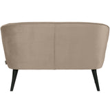 Sara Bankje Fluweel Khaki van WOOOD – Luxe comfort op maat van PureWonen. Vraag naar de beste prijs.