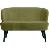 Sara Bankje Fluweel Army van WOOOD – Luxe comfort op maat van PureWonen. Vraag naar de beste prijs.