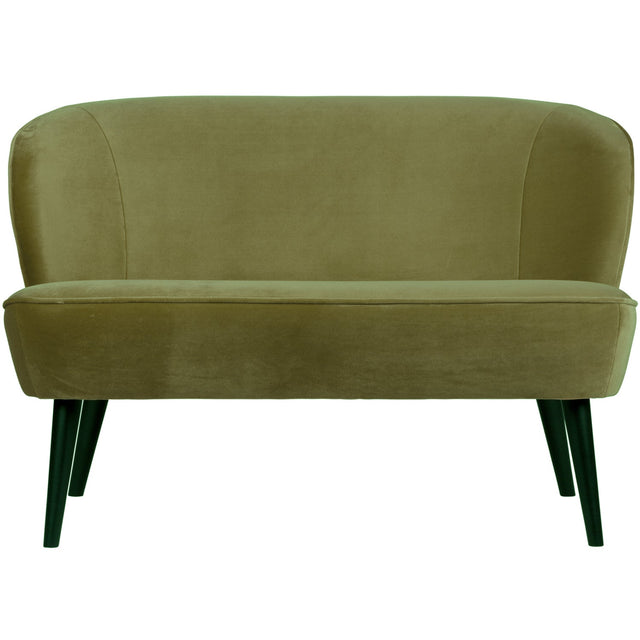 Sara Bankje Fluweel Army van WOOOD – Luxe comfort op maat van PureWonen. Vraag naar de beste prijs.