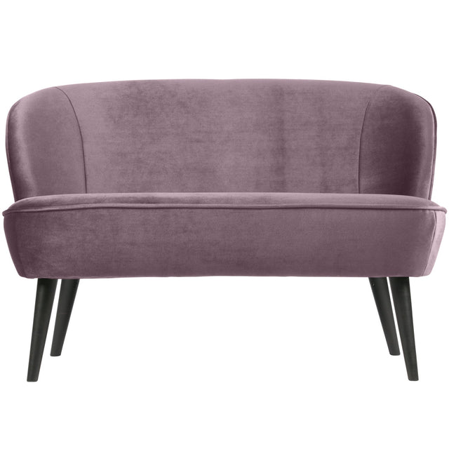 Sara Bankje Fluweel Warm Lila van WOOOD – Luxe comfort op maat van PureWonen. Vraag naar de beste prijs.