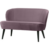Sara Bankje Fluweel Warm Lila van WOOOD – Luxe comfort op maat van PureWonen. Vraag naar de beste prijs.