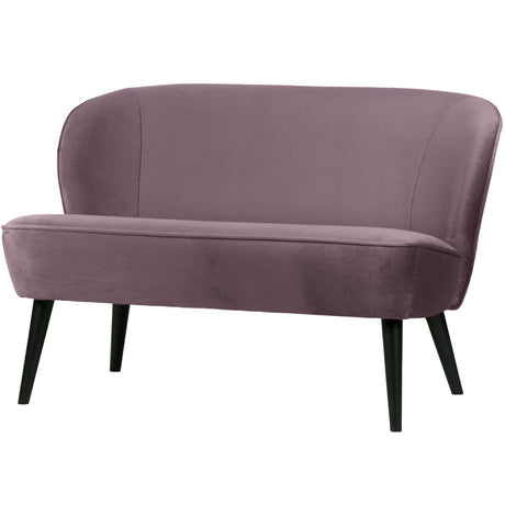 Sara Bankje Fluweel Warm Lila van WOOOD – Luxe comfort op maat van PureWonen. Vraag naar de beste prijs.