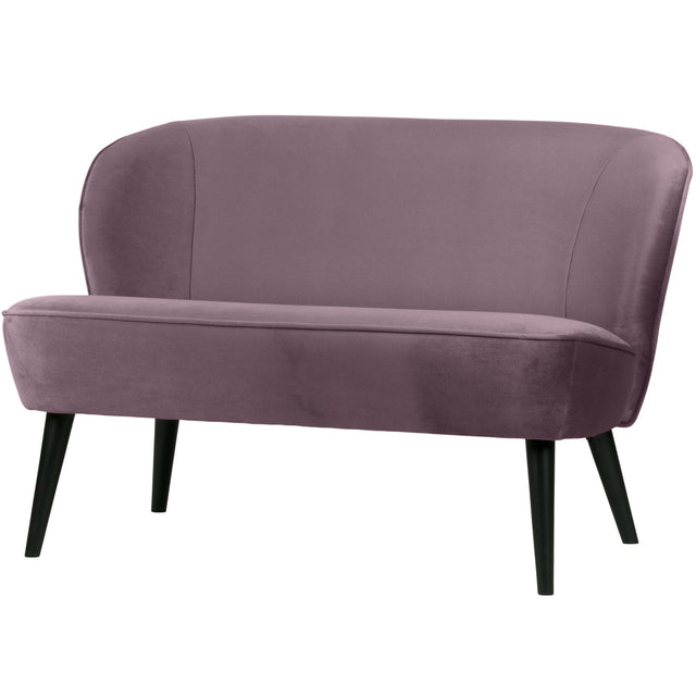Sara Bankje Fluweel Warm Lila van WOOOD – Luxe comfort op maat van PureWonen. Vraag naar de beste prijs.