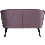 Sara Bankje Fluweel Warm Lila van WOOOD – Luxe comfort op maat van PureWonen. Vraag naar de beste prijs.