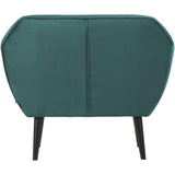 Rocco Fauteuil Fluweel Teal van WOOOD – Luxe comfort op maat van PureWonen. Vraag naar de beste prijs.