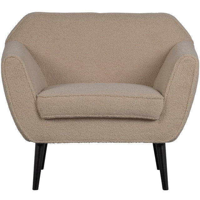 Rocco Fauteuil Teddy Sand van WOOOD – Luxe comfort op maat van PureWonen. Vraag naar de beste prijs.