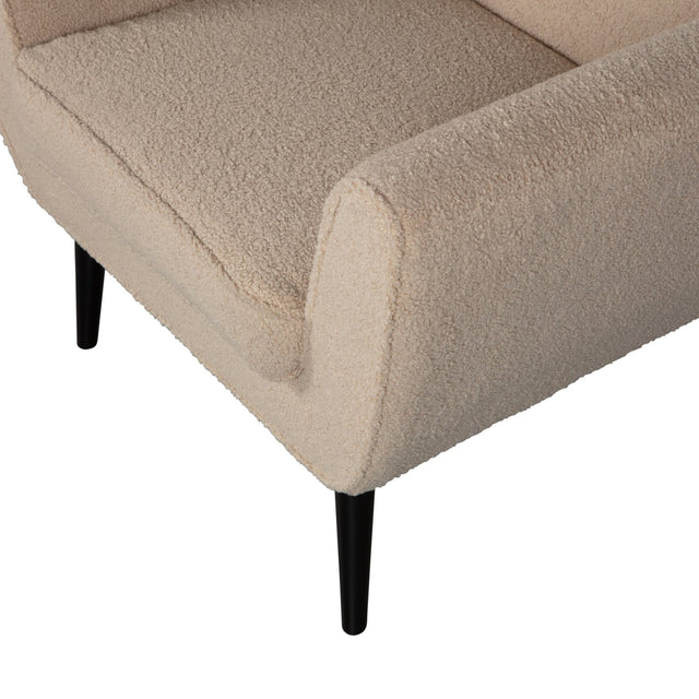 Rocco Fauteuil Teddy Sand van WOOOD – Luxe comfort op maat van PureWonen. Vraag naar de beste prijs.