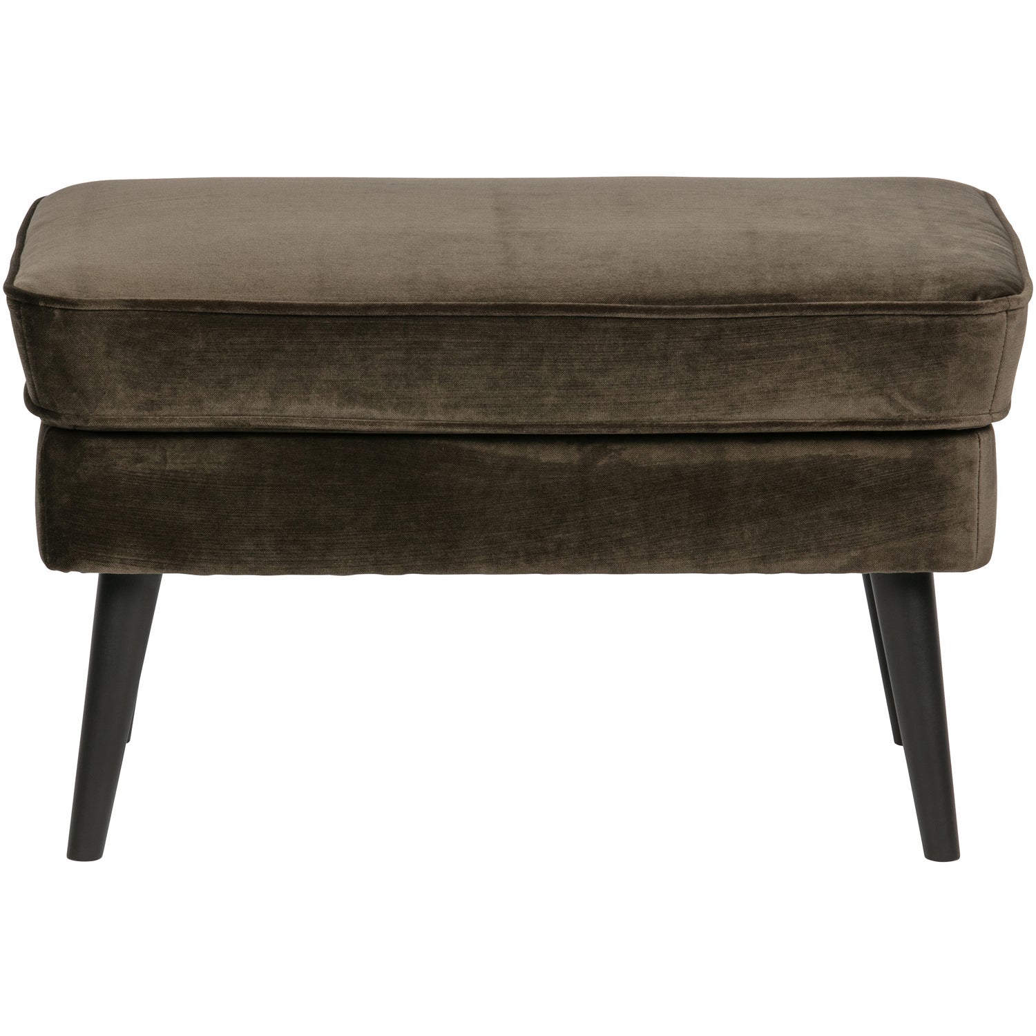 Rocco Hocker Fluweel Warm Groen van WOOOD – Luxe comfort op maat van PureWonen. Vraag naar de beste prijs.