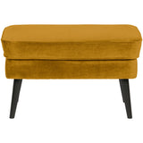 Rocco Hocker Fluweel Oker van WOOOD – Luxe comfort op maat van PureWonen. Vraag naar de beste prijs.