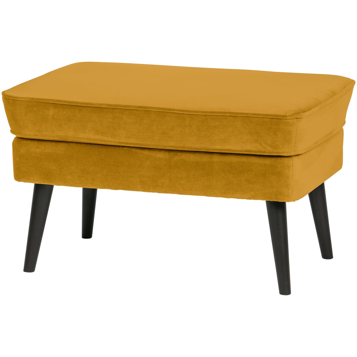 Rocco Hocker Fluweel Oker van WOOOD – Luxe comfort op maat van PureWonen. Vraag naar de beste prijs.
