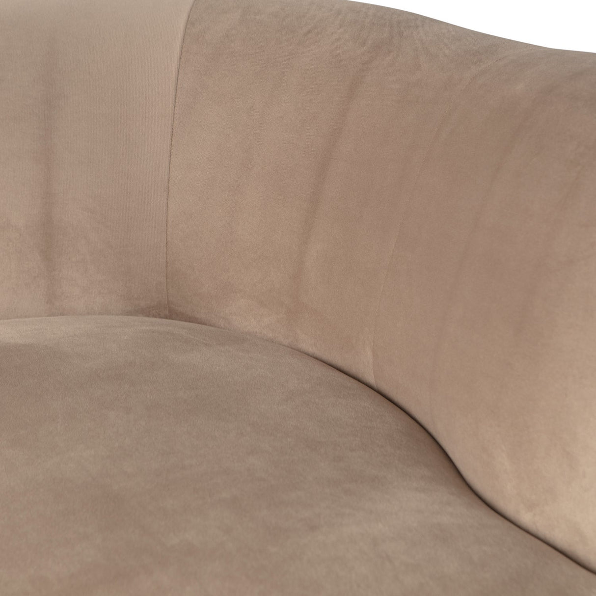 Sara Lounge Fauteuil Links Fluweel Khaki van WOOOD – Luxe comfort op maat van PureWonen. Vraag naar de beste prijs.
