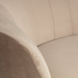Sara Lounge Fauteuil Links Fluweel Khaki van WOOOD – Luxe comfort op maat van PureWonen. Vraag naar de beste prijs.