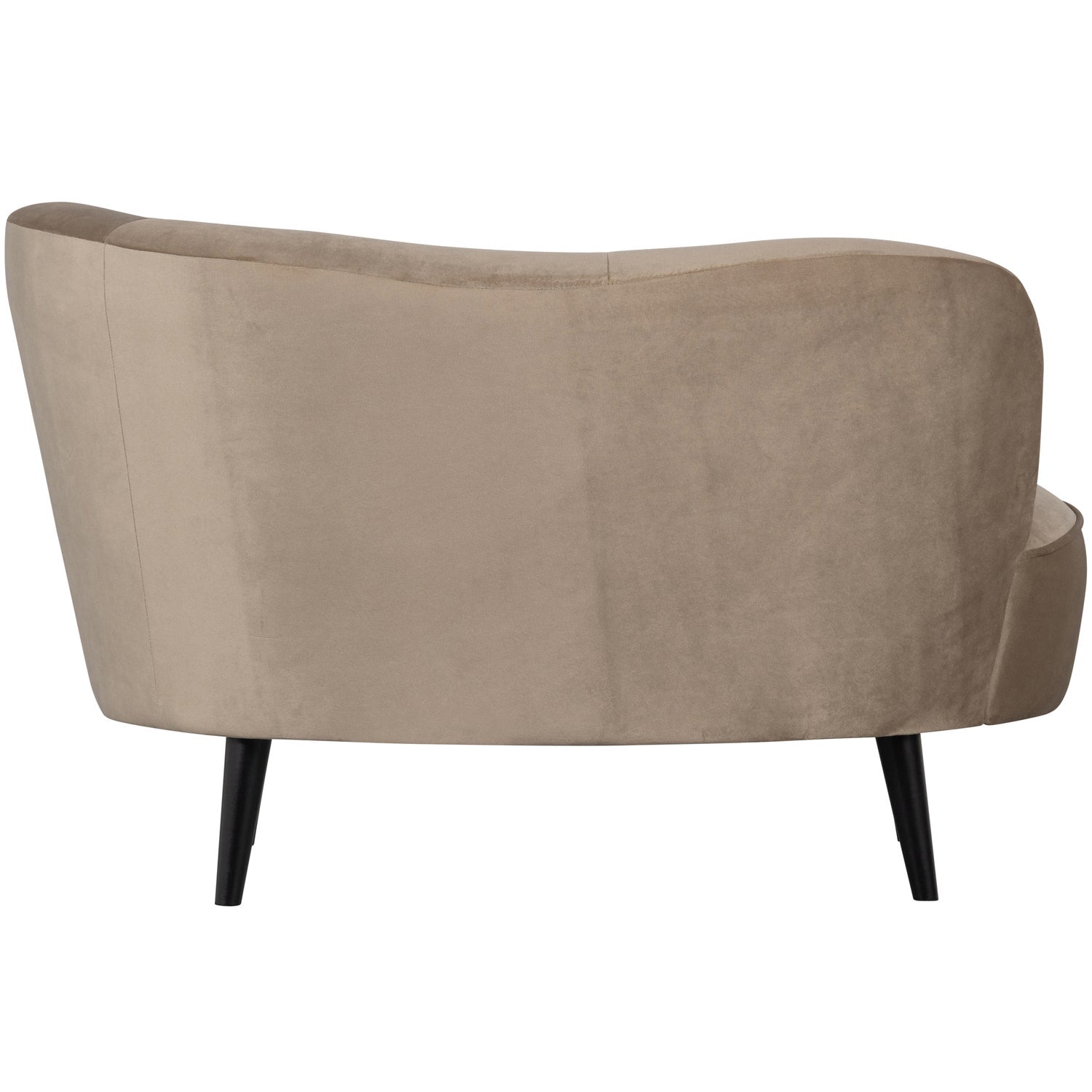 Sara Lounge Fauteuil Rechts Fluweel Khaki van WOOOD – Luxe comfort op maat van PureWonen. Vraag naar de beste prijs.
