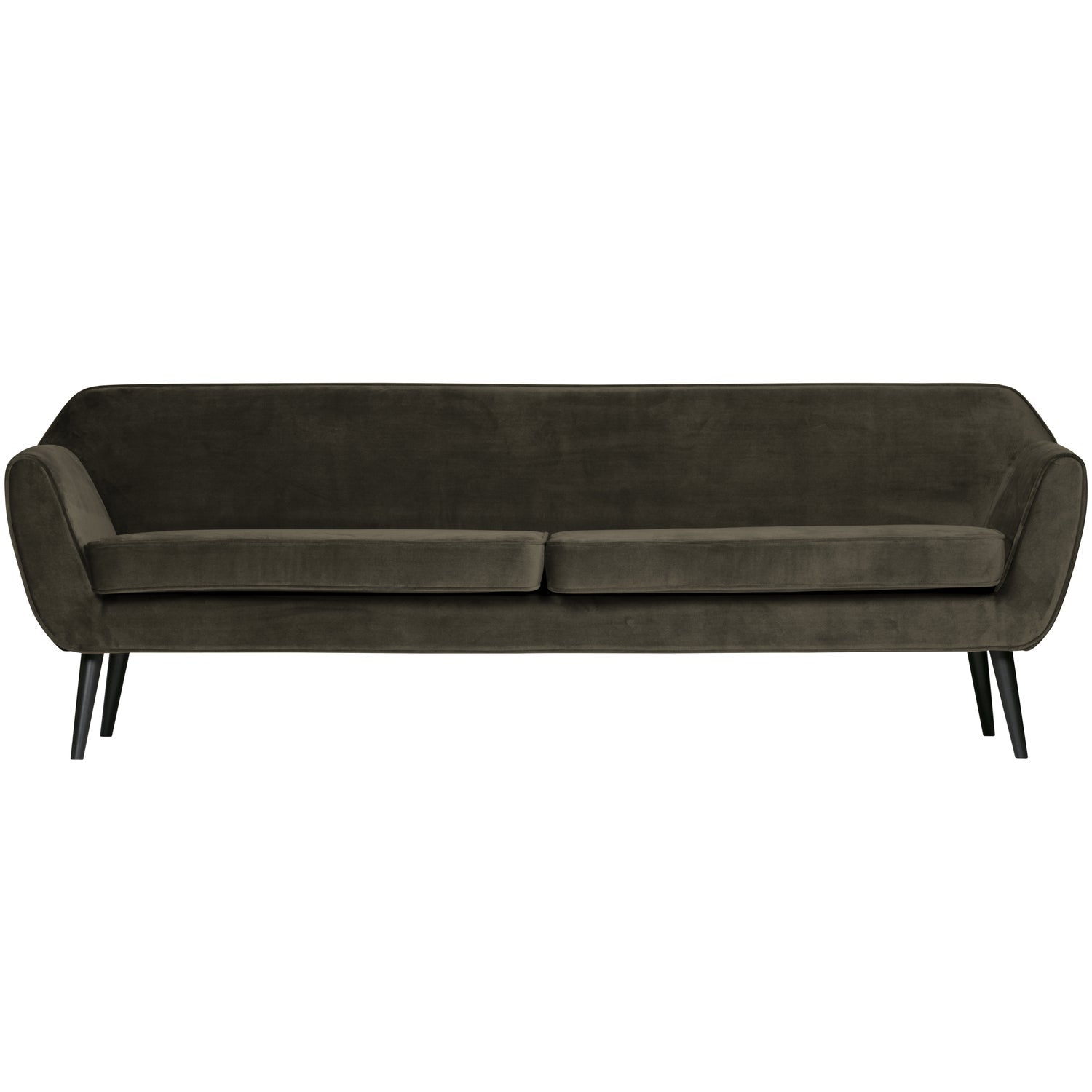 Rocco Xl Sofa 230 Cm Fluweel Warm Groen van WOOOD – Luxe comfort op maat van PureWonen. Vraag naar de beste prijs.