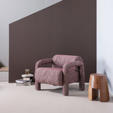 Lenny Fauteuil Met Dessin Bordeauxrood