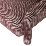 Lenny Fauteuil Met Dessin Bordeauxrood