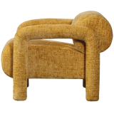 Lenny Fauteuil In Grove Textuur Goud/Geel van WOOOD – Luxe comfort op maat van PureWonen. Vraag naar de beste prijs.