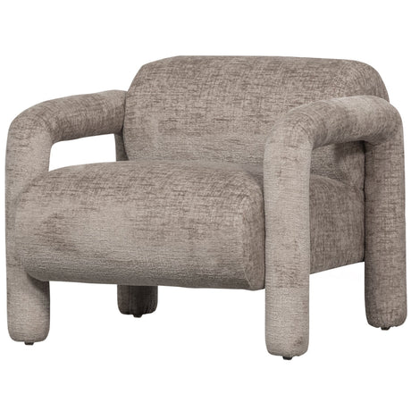 Lenny Fauteuil In Grove Textuur Zand van WOOOD – Luxe comfort op maat van PureWonen. Vraag naar de beste prijs.