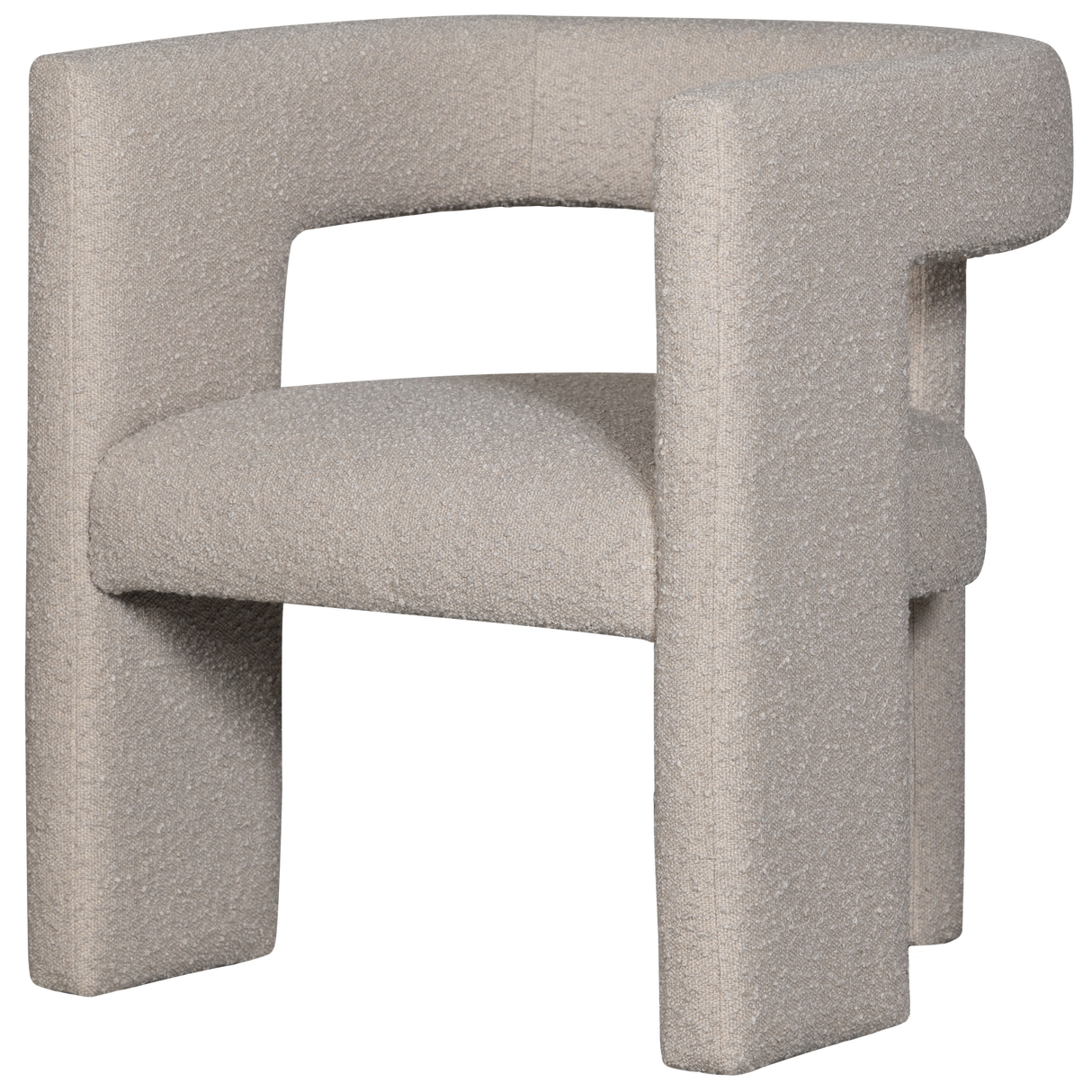 Tiwa Fauteuil Boucle Beige van WOOOD – Luxe comfort op maat van PureWonen. Vraag naar de beste prijs.