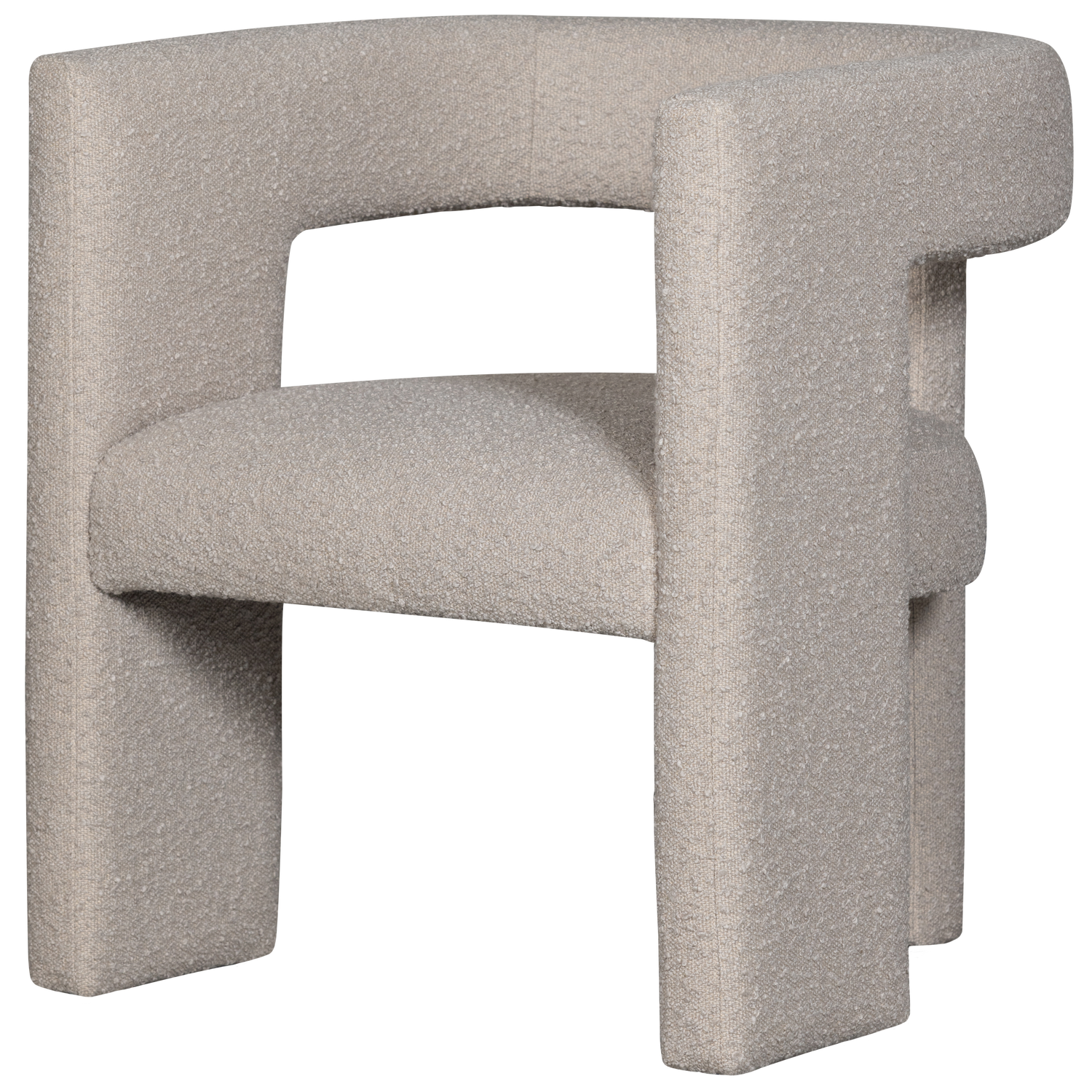 Tiwa Fauteuil Boucle Beige van WOOOD – Luxe comfort op maat van PureWonen. Vraag naar de beste prijs.