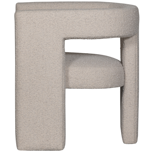 Tiwa Fauteuil Boucle Beige van WOOOD – Luxe comfort op maat van PureWonen. Vraag naar de beste prijs.