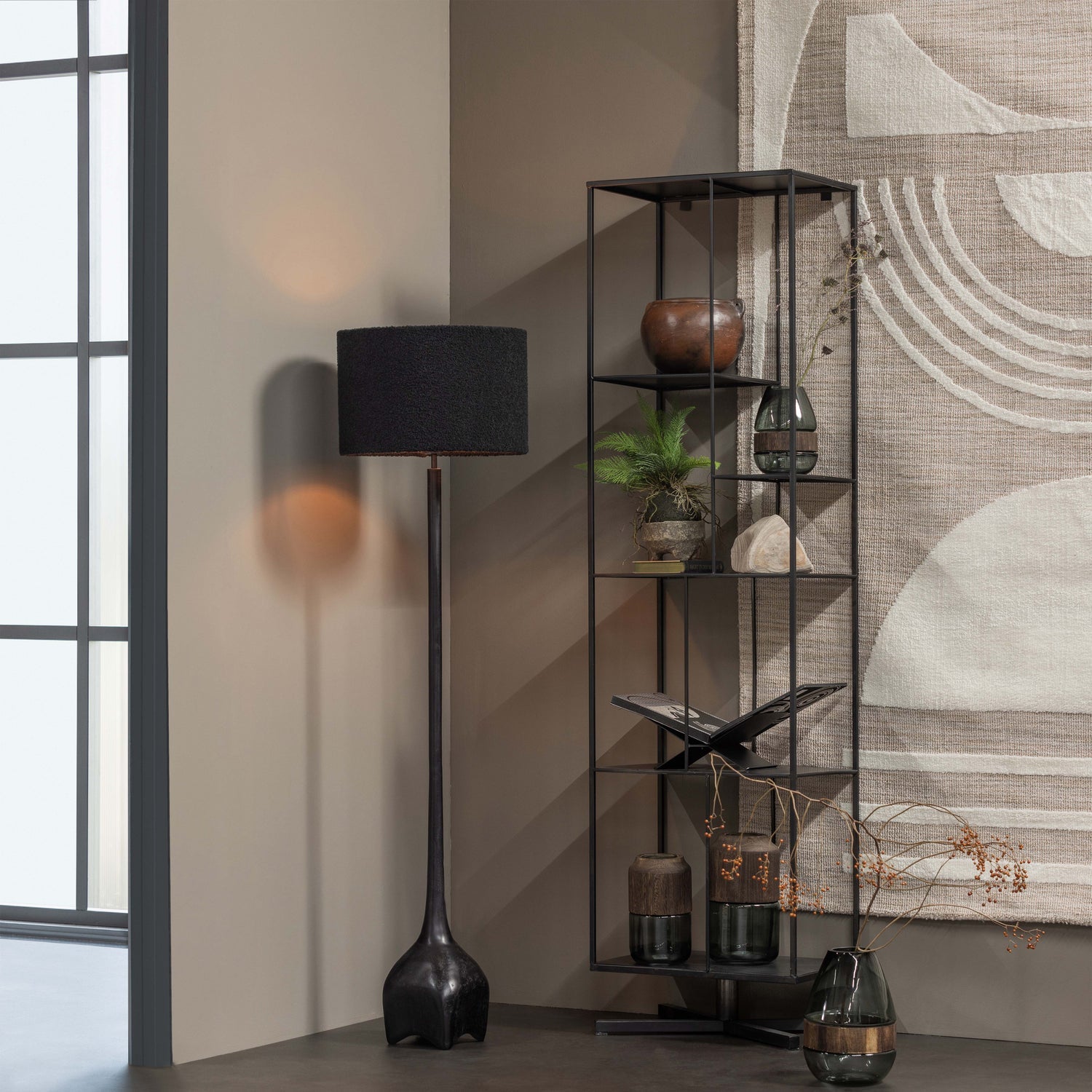 Foss Lampenvoet Aluminium Antique Zwart/Bruin van WOOOD – Luxe comfort op maat van PureWonen. Vraag naar de beste prijs.