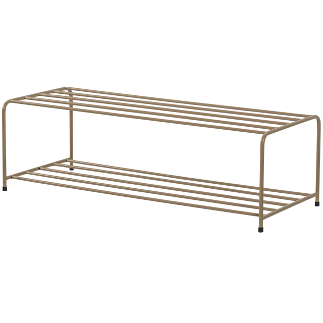 Josse Staand Schoenenrek Metaal Militair Bruin van WOOOD – Luxe comfort op maat van PureWonen. Vraag naar de beste prijs.