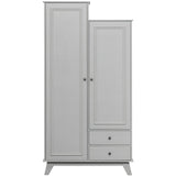 Lily Garderobekast Grenen Clay [Fsc] van WOOOD – Luxe comfort op maat van PureWonen. Vraag naar de beste prijs.