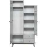 Lily Garderobekast Grenen Clay [Fsc] van WOOOD – Luxe comfort op maat van PureWonen. Vraag naar de beste prijs.
