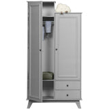 Lily Garderobekast Grenen Clay [Fsc] van WOOOD – Luxe comfort op maat van PureWonen. Vraag naar de beste prijs.