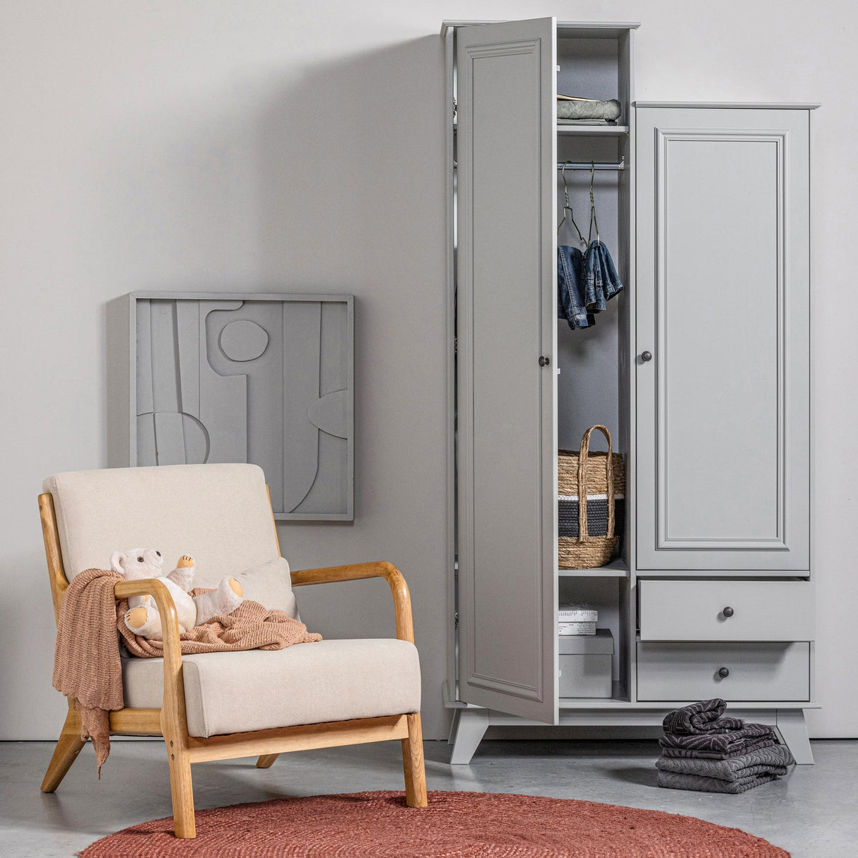 Mark Fauteuil Geweven Stof Naturel van WOOOD – Luxe comfort op maat van PureWonen. Vraag naar de beste prijs.