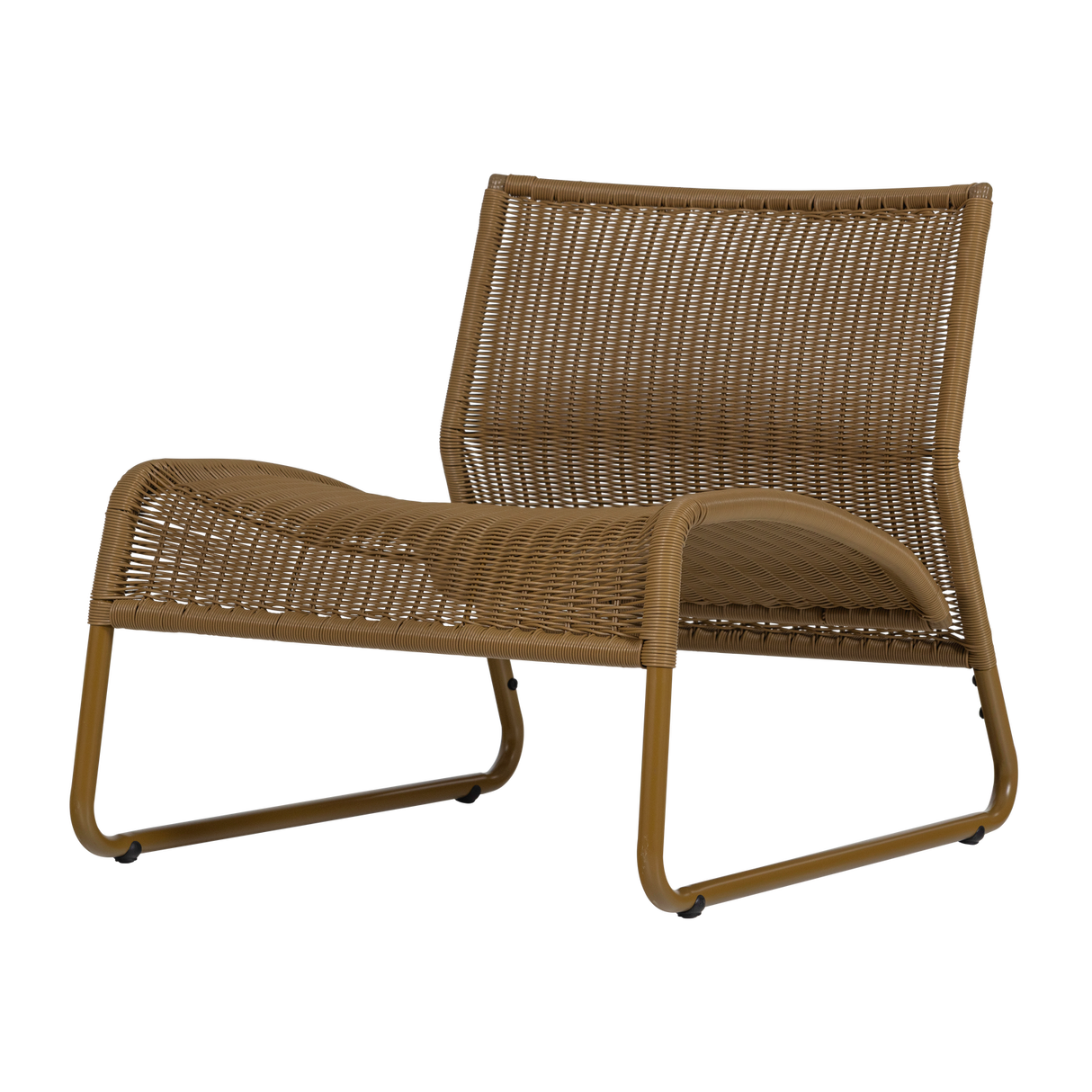 West Tuin Loungestoel Honinggeel