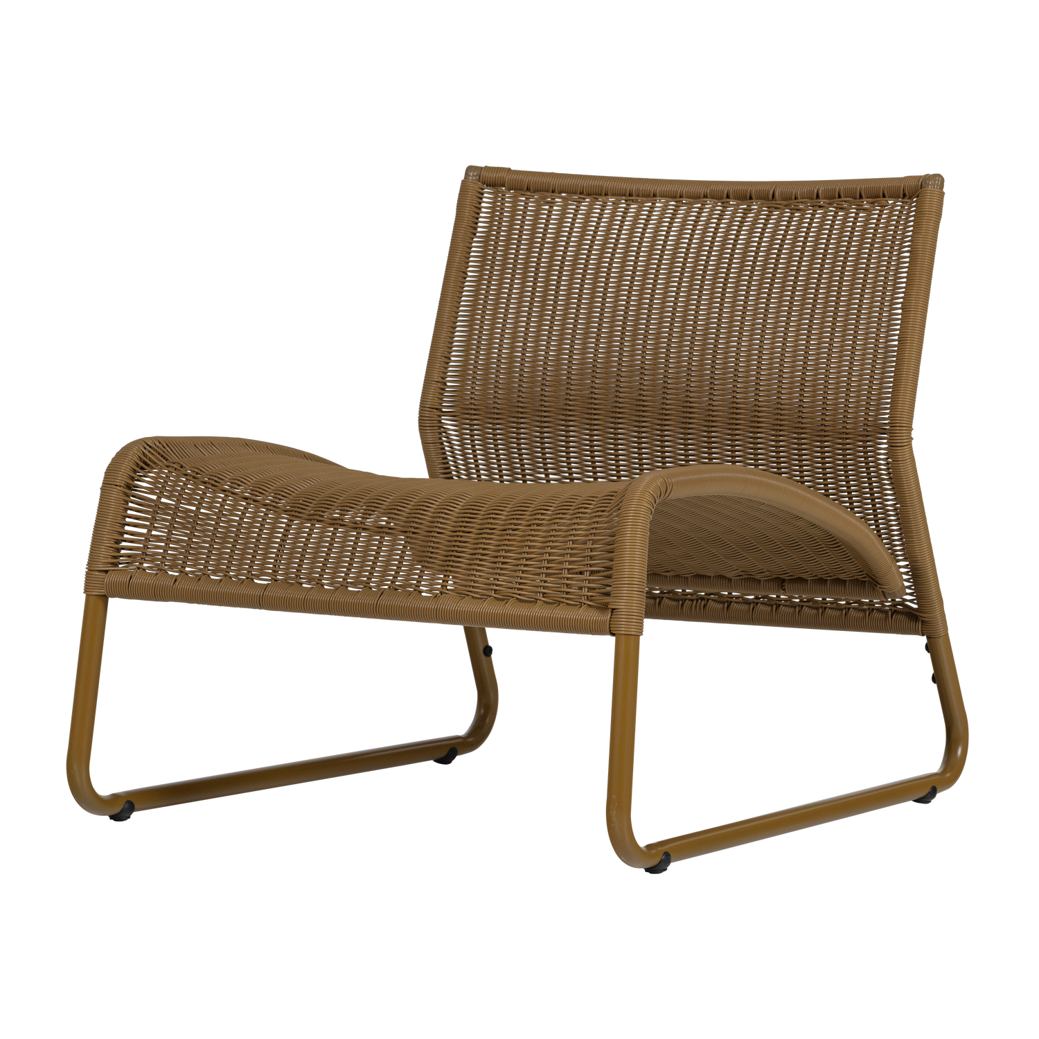 West Tuin Loungestoel Honinggeel