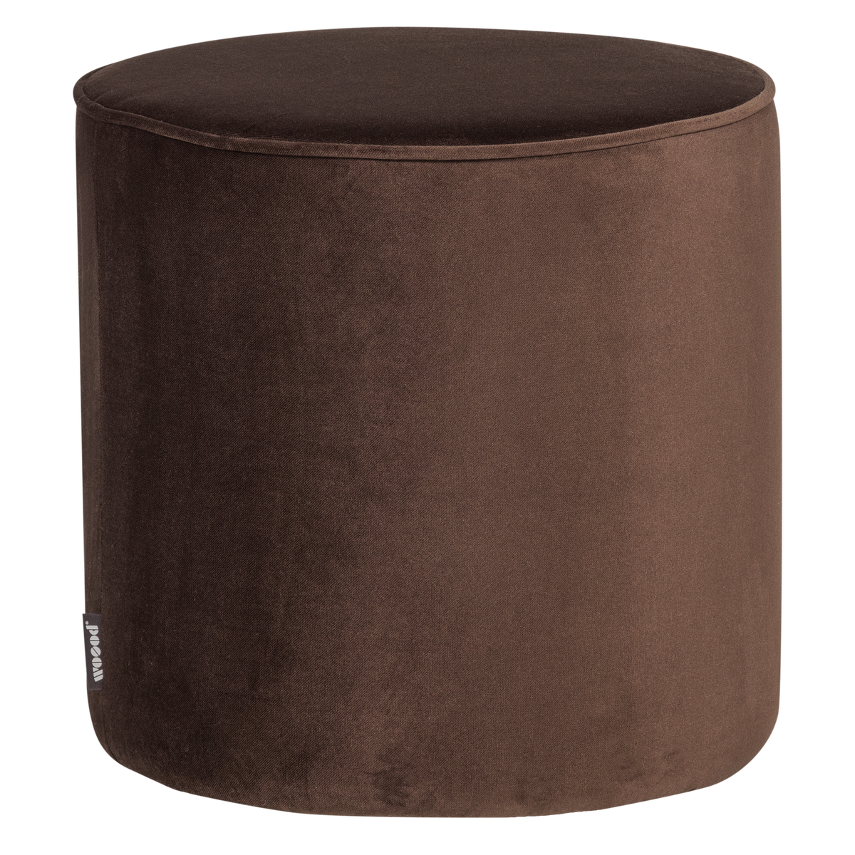 Sara Poef Hoog 46x O46 Cm Velvet Donkerbruin [Fsc]