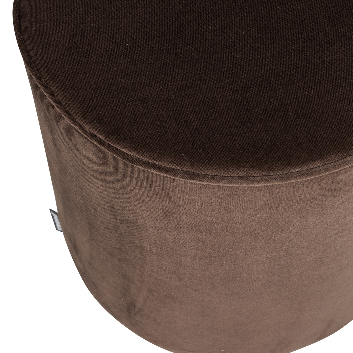 Sara Poef Hoog 46x O46 Cm Velvet Donkerbruin [Fsc]