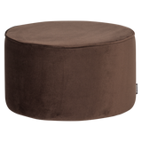 Sara Poef Laag 36x O60 Cm Velvet Donkerbruin [Fsc]