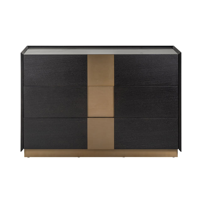 Dressoir Bedford 3-laden (Charcoal) van Richmond Interiors - laagste prijs offerte van PureWonen