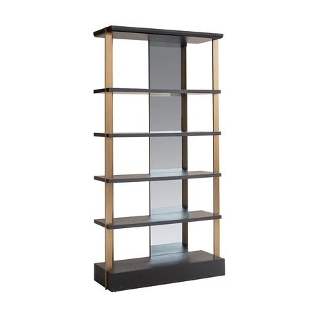 Wandkast Rigley met spiegel (Charcoal) van Richmond Interiors – Luxe comfort op maat van PureWonen. Vraag naar de beste prijs.
