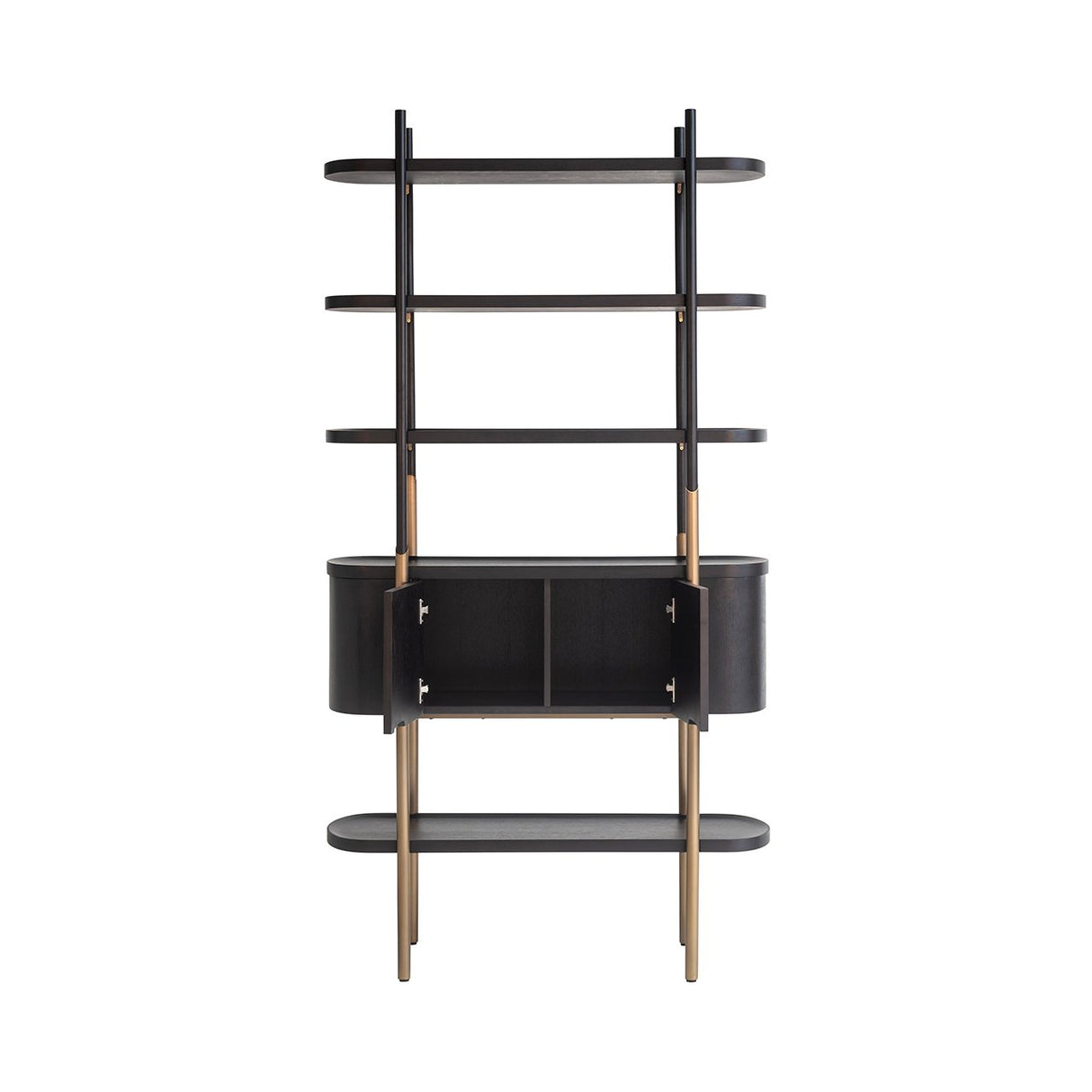 Wandkast Jameson 2-deuren 4-planken (Charcoal) van Richmond Interiors – Luxe comfort op maat van PureWonen. Vraag naar de beste prijs.