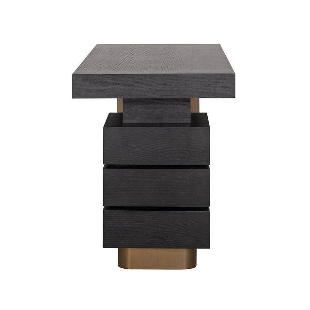 Bureau Connar 5-laden (Charcoal) van Richmond Interiors – Luxe comfort op maat van PureWonen. Vraag naar de beste prijs.
