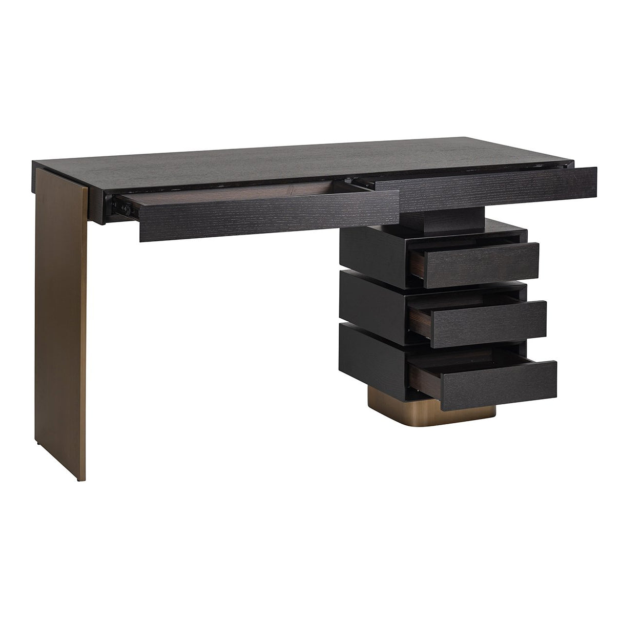 Bureau Connar 5-laden (Charcoal) van Richmond Interiors – Luxe comfort op maat van PureWonen. Vraag naar de beste prijs.