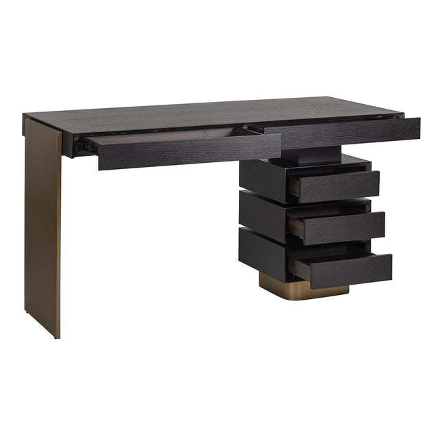 Bureau Connar 5-laden (Charcoal) van Richmond Interiors – Luxe comfort op maat van PureWonen. Vraag naar de beste prijs.
