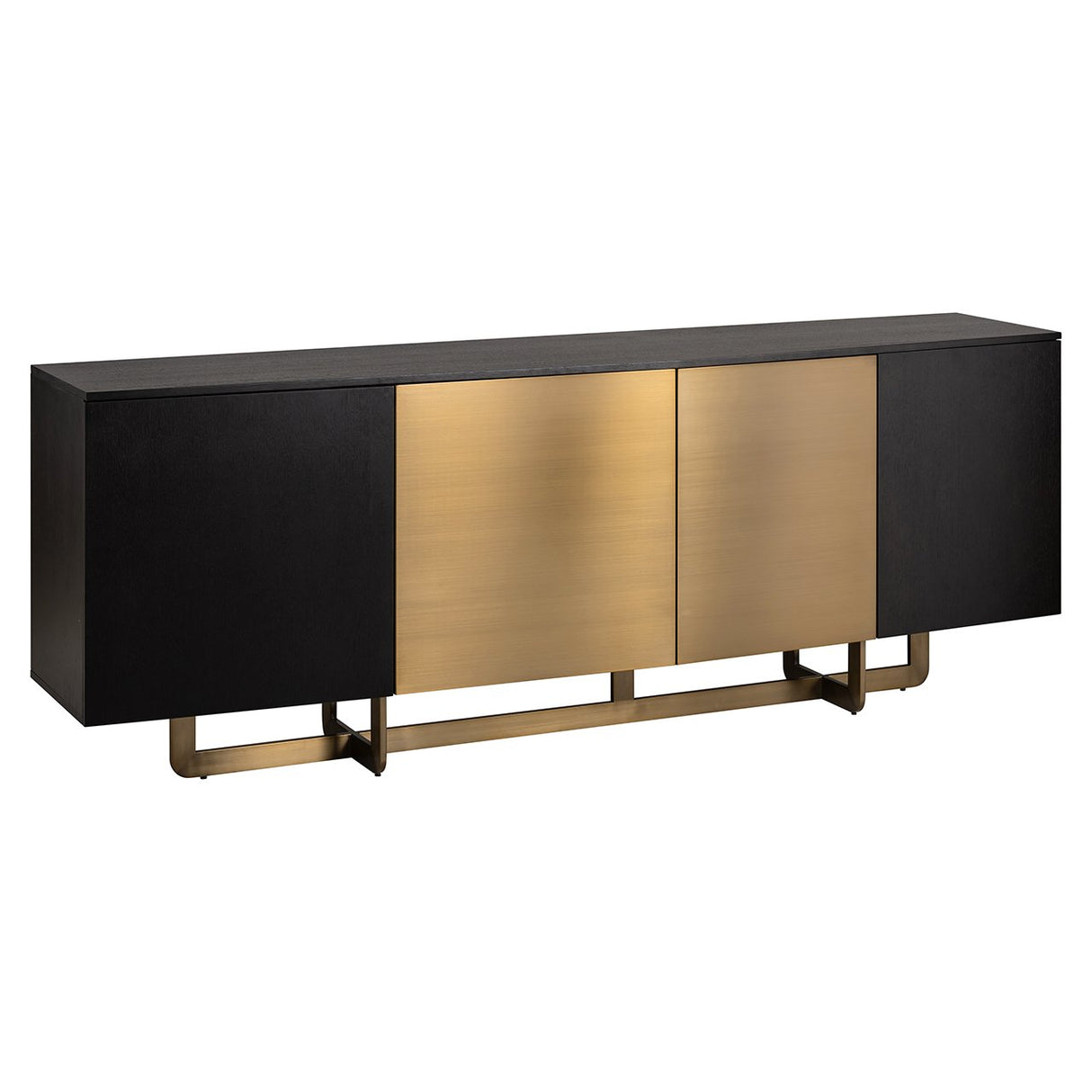 Dressoir Dax 4-deuren (Charcoal) van Richmond Interiors – Luxe comfort op maat van PureWonen. Vraag naar de beste prijs.
