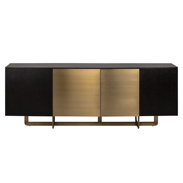 Dressoir Dax 4-deuren (Charcoal) van Richmond Interiors – Luxe comfort op maat van PureWonen. Vraag naar de beste prijs.